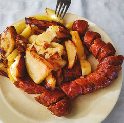 Sausages with Potatoes