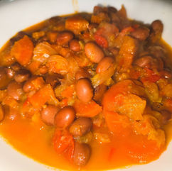 Beans in Turkish style