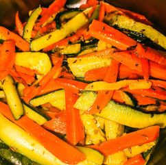 Carrot and Zucchini Sticks