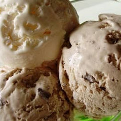 Ice Cream Vanilla and Chocolate