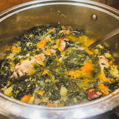 Healthy Cavolo Nero with Dry meat
