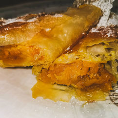 Pumpkin pie with Semolina