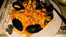 Seafood-with-Tagliatelle-in-Tomato-sauce