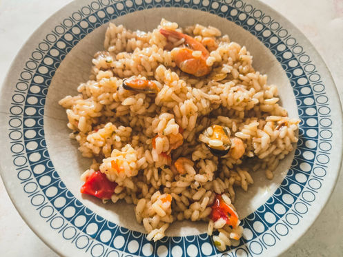 Risotto-with-Datterini-and-Seafood