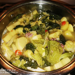 Cabbage Soup with Bacon and Sausages Lena