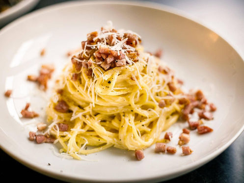 Spaghetti with Prosciutto