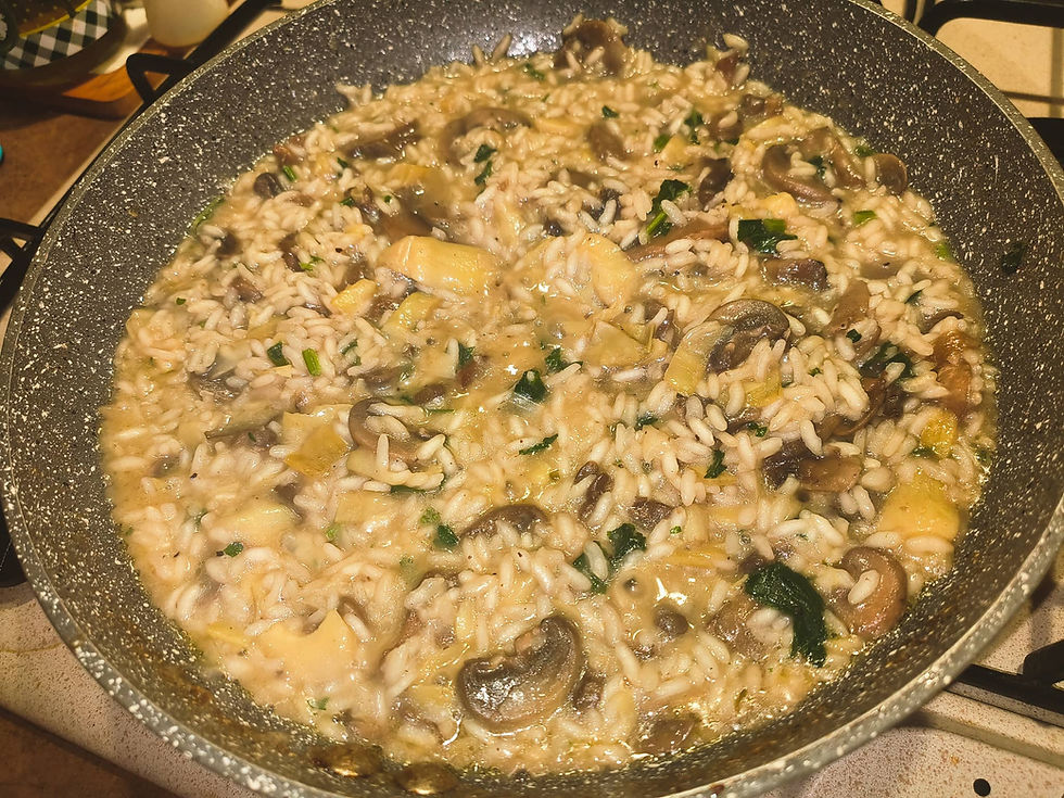 Risotto-with-Mushrooms-and-Artichokes