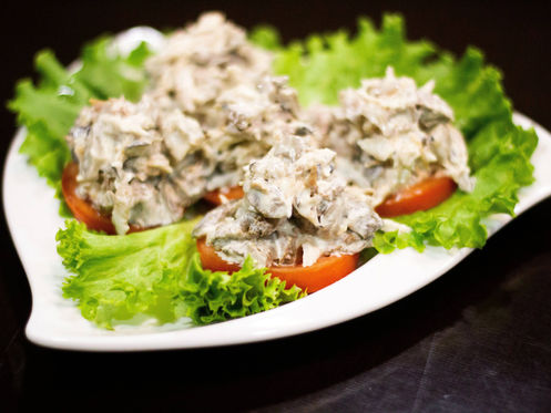 Lean Russian Salad with Tuna, Peanuts, and Sesame
