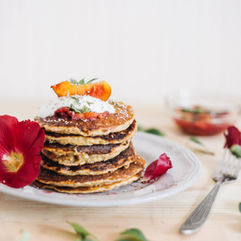 Mini Vegan Integral Pancakes