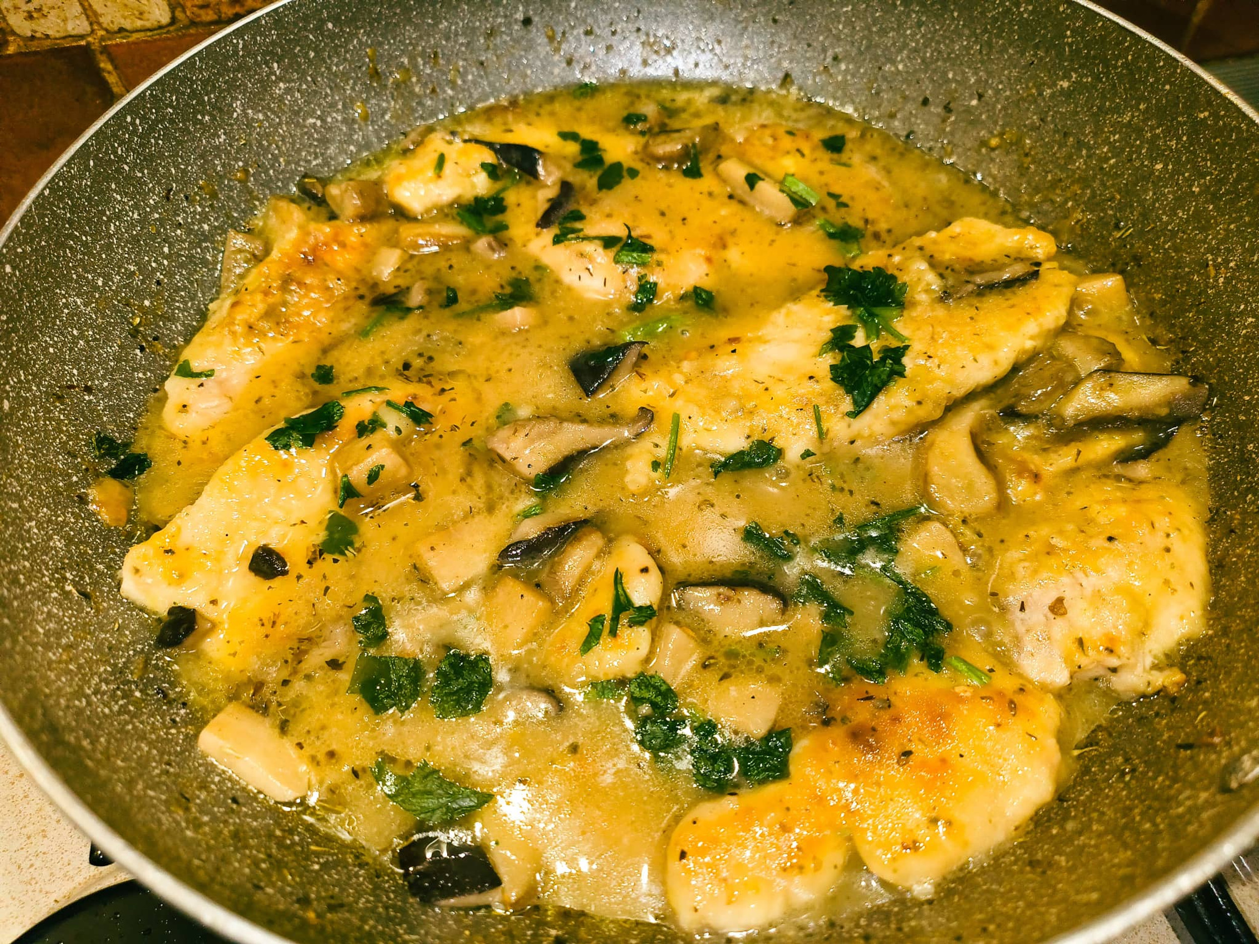 Chicken in Mushroom Sauce