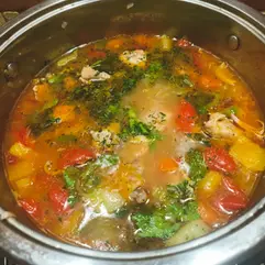 Delicious-Chicken-stew-Paprikash-without-Flour-or-Dumplings