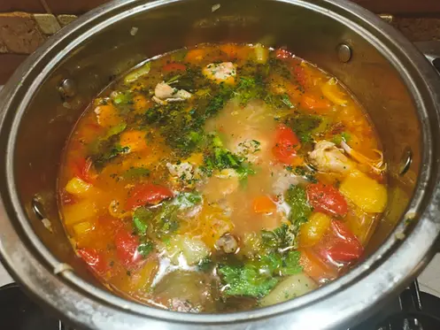Delicious-Chicken-stew-Paprikash-without-Flour-or-Dumplings