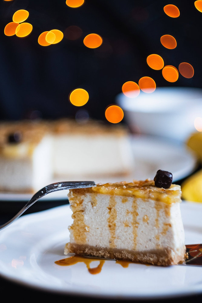 Cheesecake with Peaches