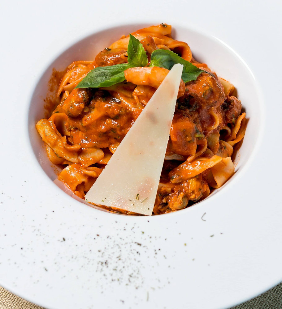 Tagliatelle in Romano Ragout
