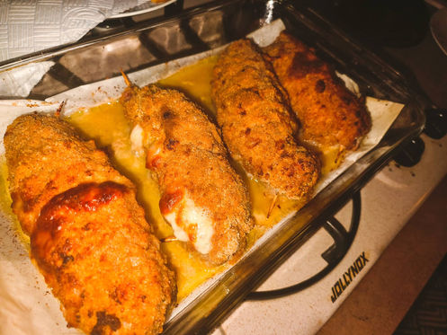 Karadjordje-Schnitzel-baked-in-Oven