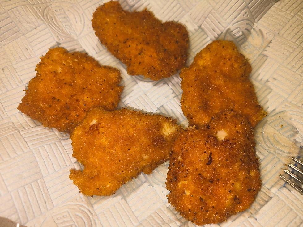 Crispy-Chicken-fillets-with-creamy-Sauce