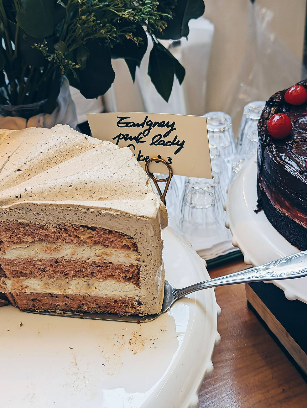 coffee-walnut-cake-on-white-board
