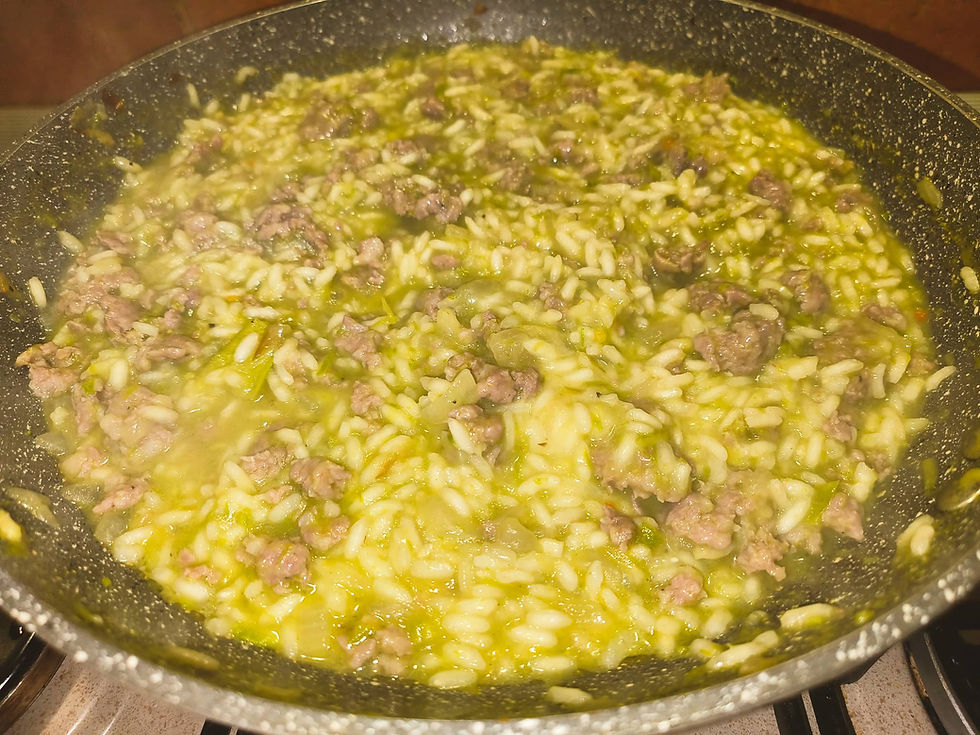 Creamy-Asparagus-Risotto-with-Sausage