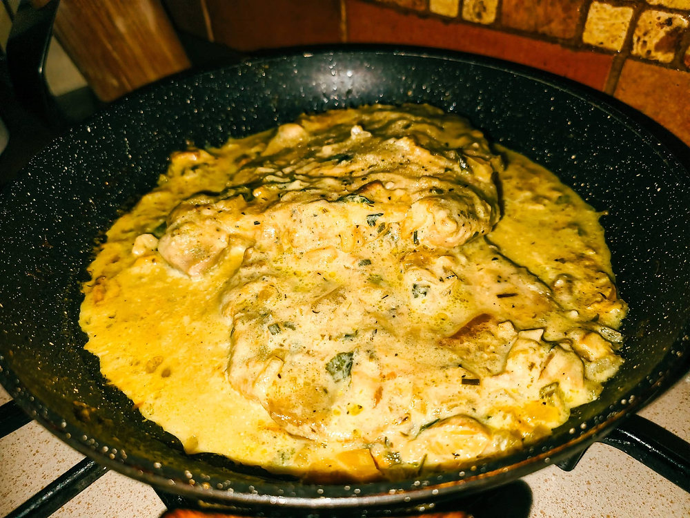Cutlet in Aromatic Mushroom Sauce