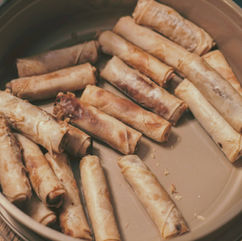 Spring Rolls with Red Bean Paste
