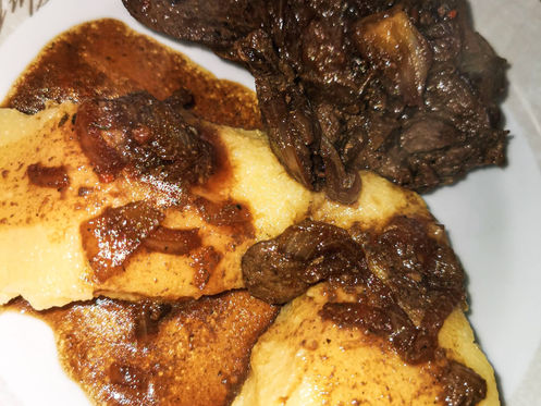 Pork Liver in Palenta Juice