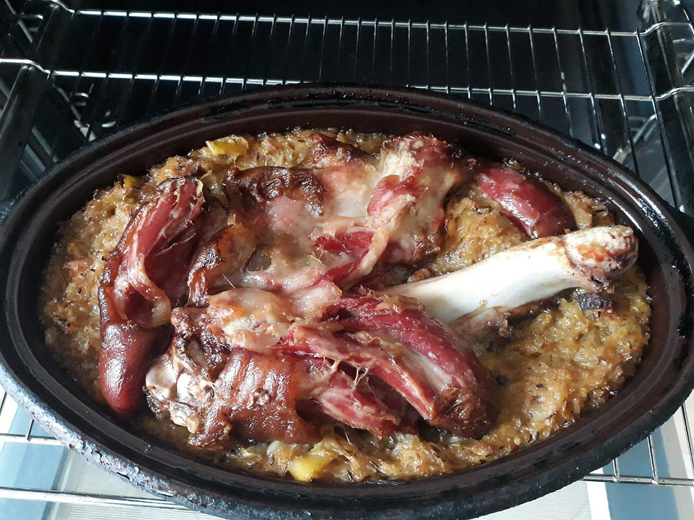Sauerkraut with Dried Meat Lena
