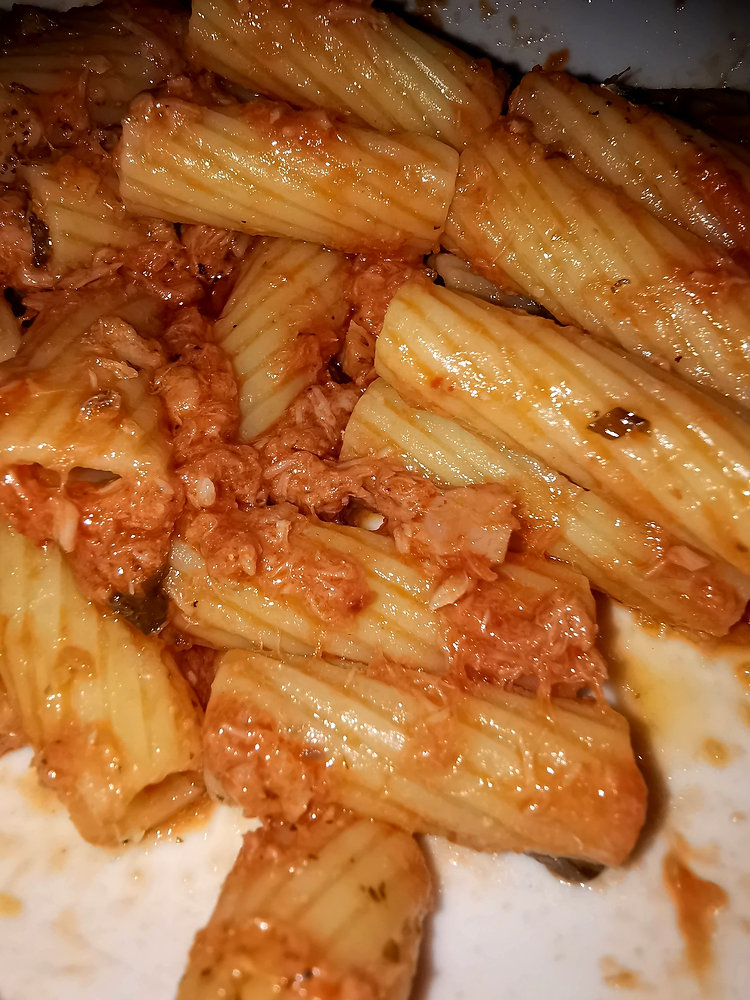 Pasta with Tuna in Tomato Sauce