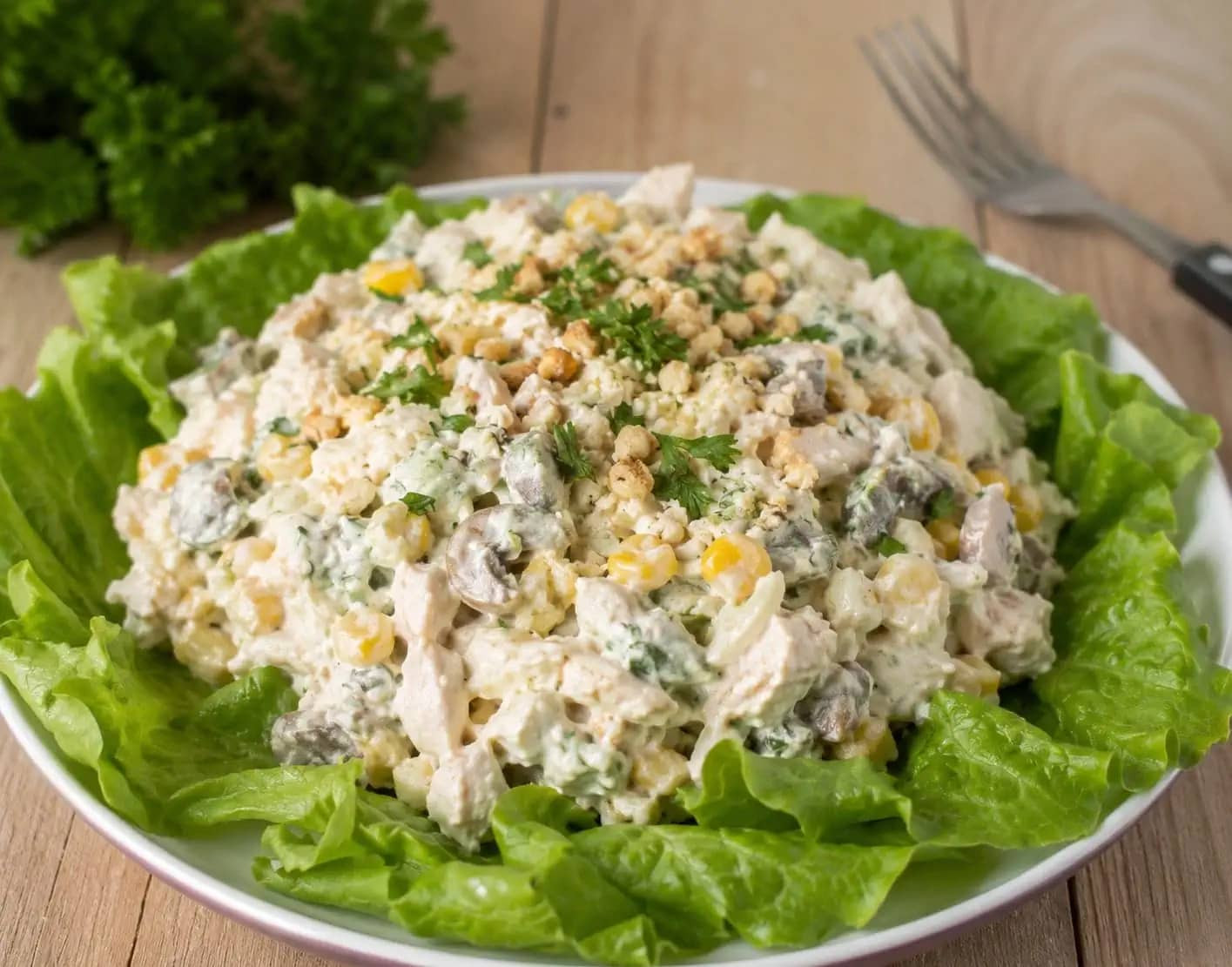 Chicken Salad with Rice