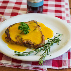 Steak in Mustard Sauce