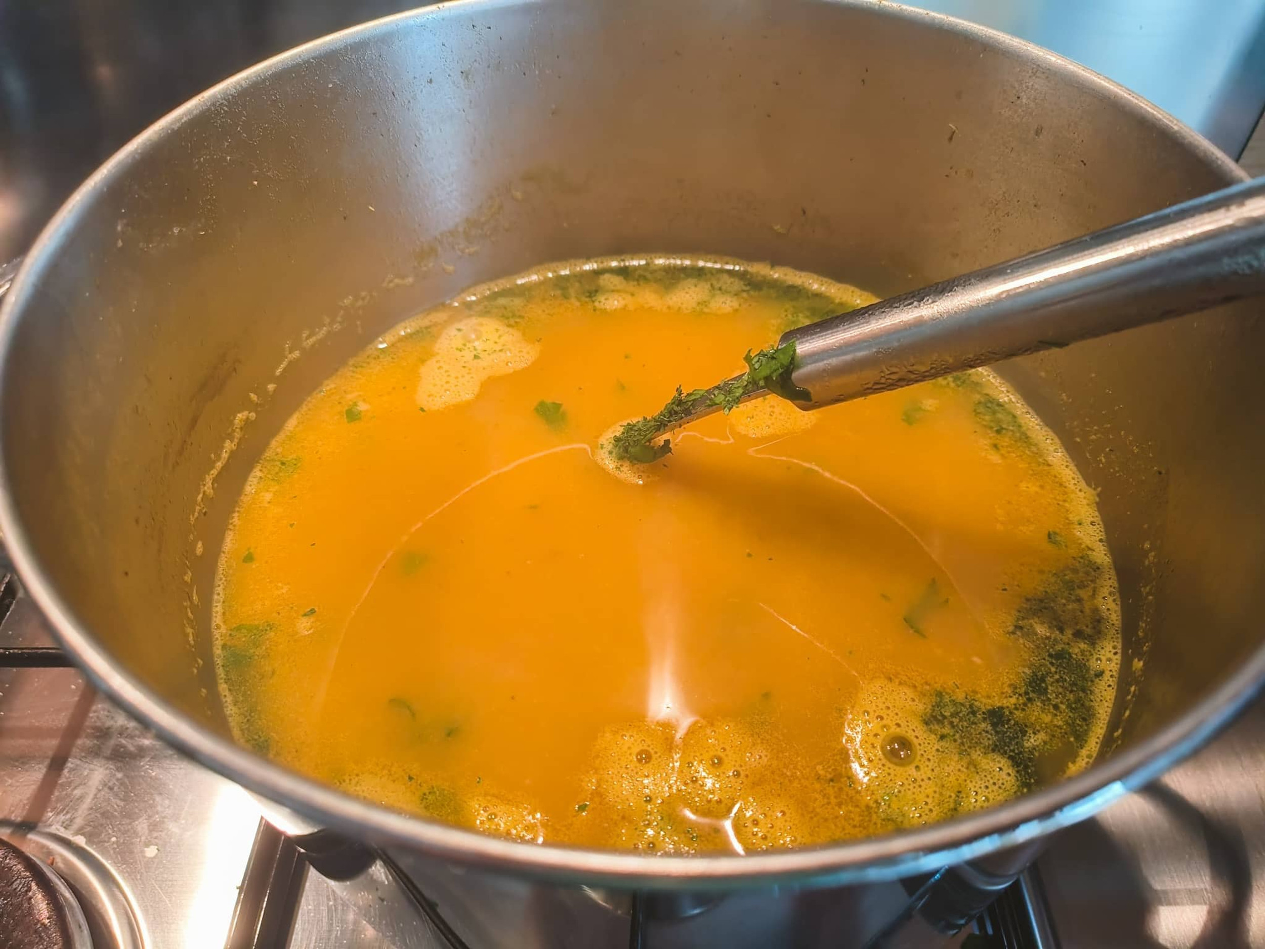 Beef cream soup