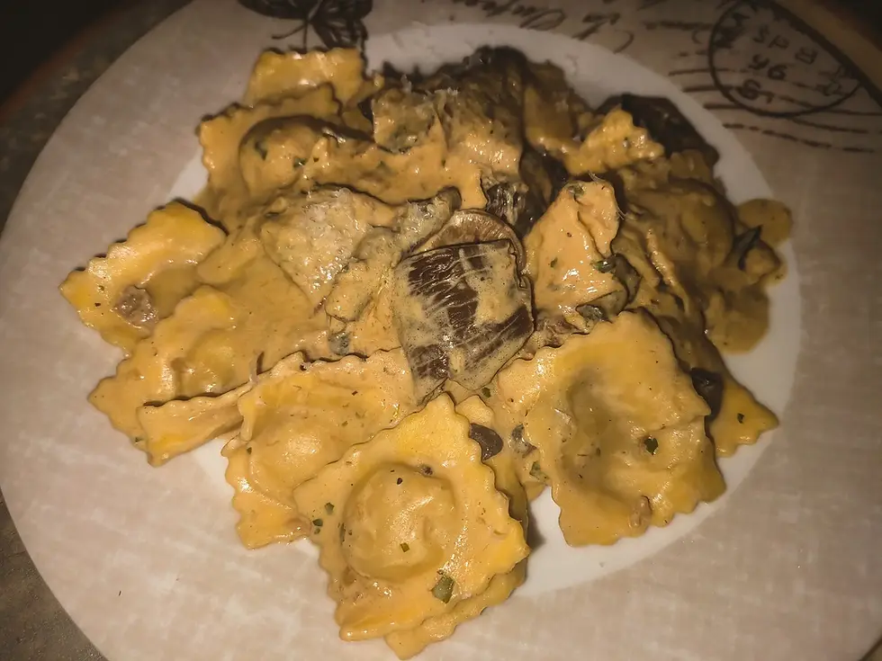 Tortelli-with-Porcini-sauce