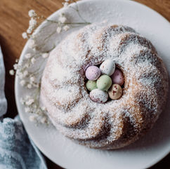 Kuglof with Wine and Chocolate