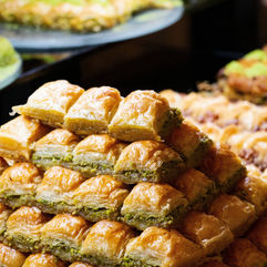 Dry Baklava with Pistachio