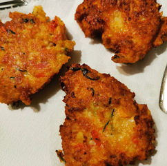 Chicken Fritters in Oven
