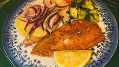 Hake-fillets-with-Potato-salad
