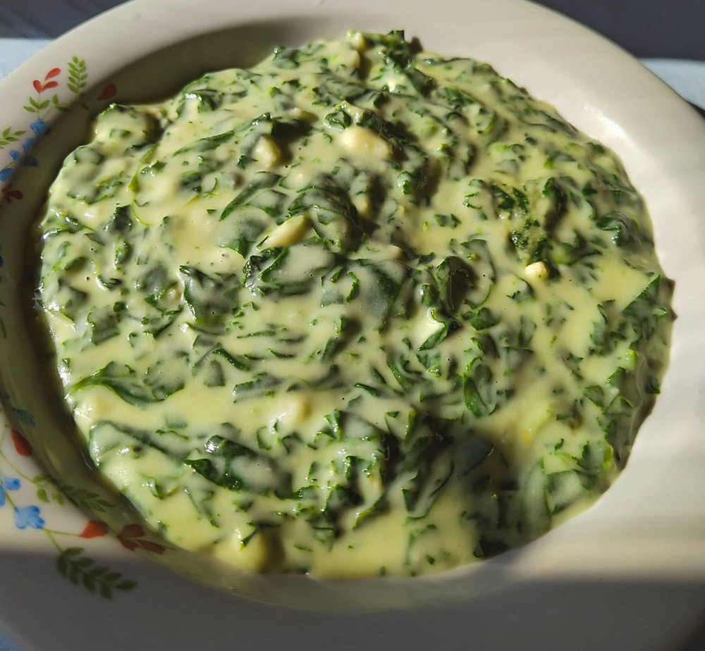 Spinach with Milk