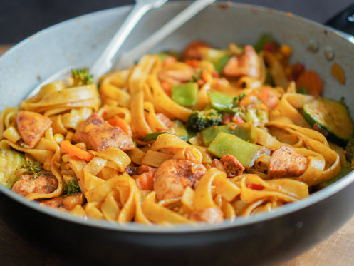 Creamy Tagliatelle with Smoked Salmon