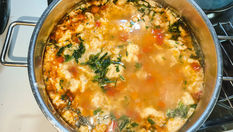 Paprikash-soup-made-from-Chicken-back-Vegetable- and-Dumplings