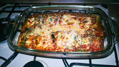 Moussaka of Eggplant, Pepper and Potato