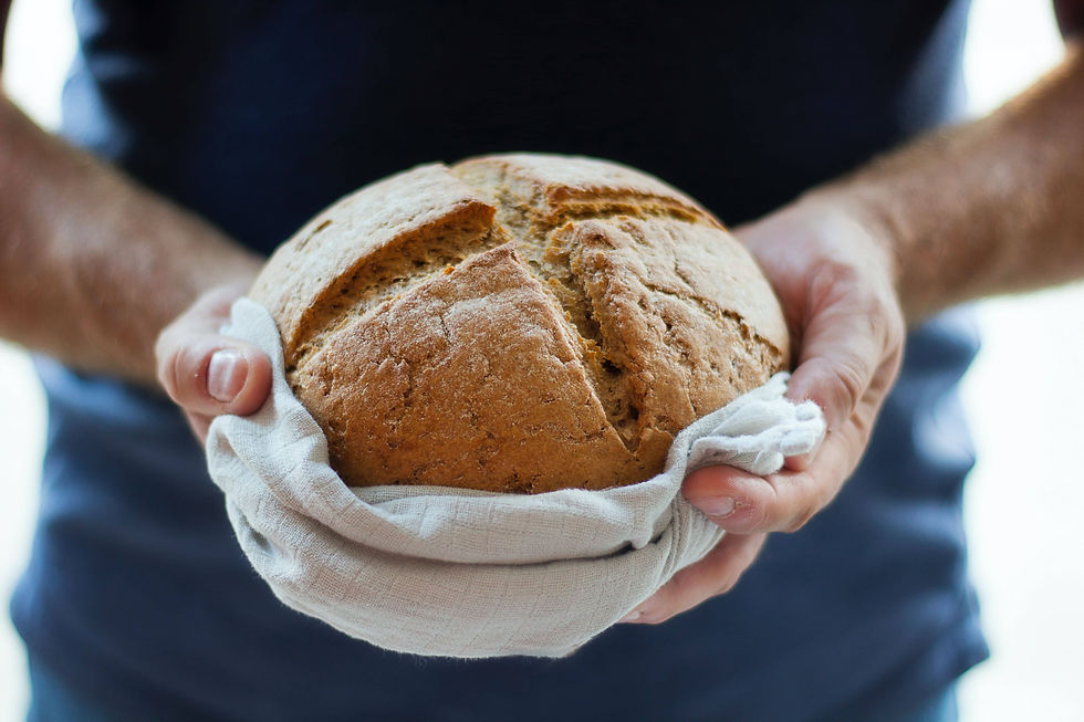 serbian-bread-traditional-in-hands-with-towel