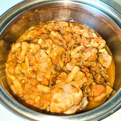 Green Beans with Chicken Drumsticks