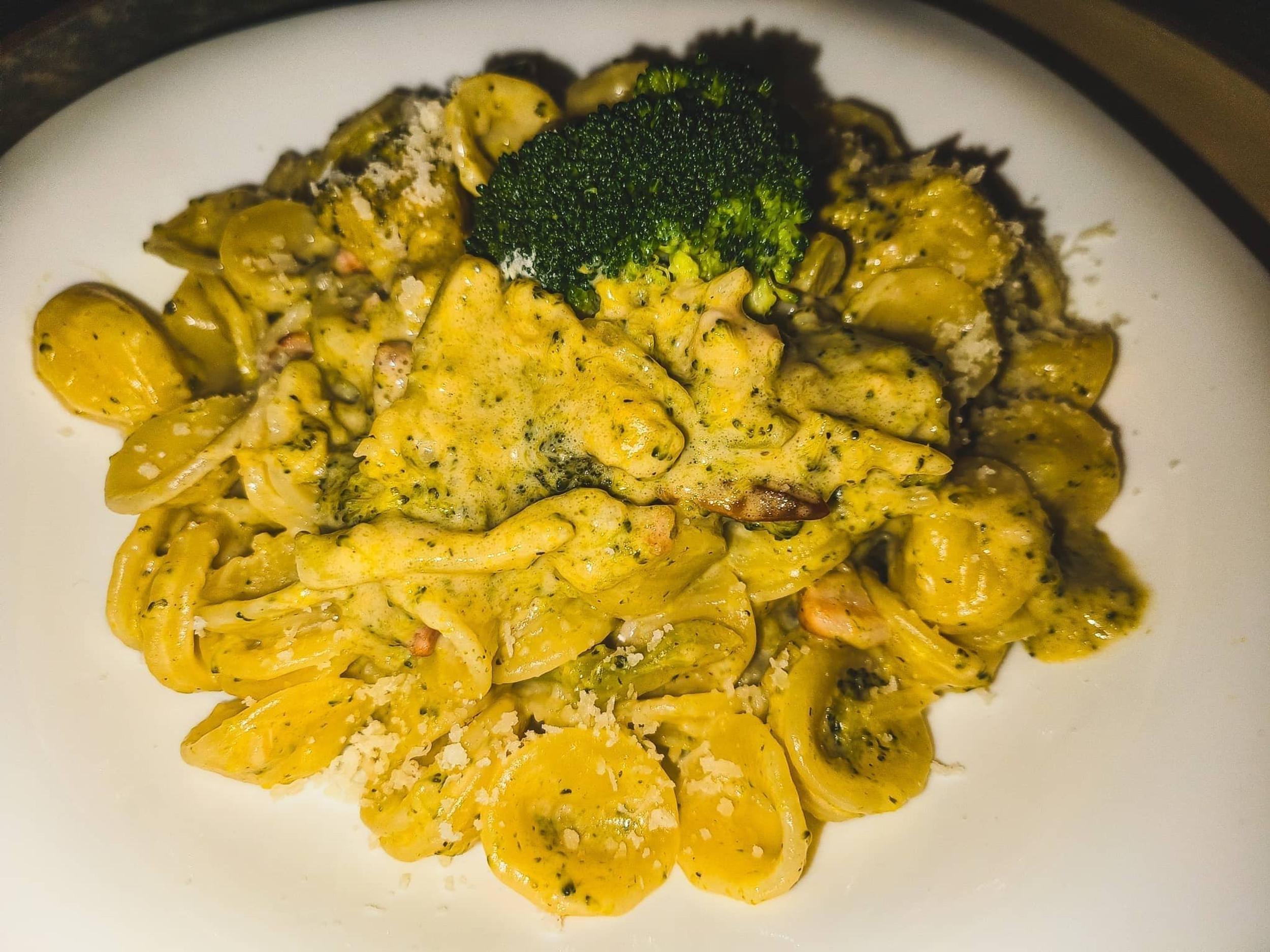 Creamy Broccoli with Orrechete