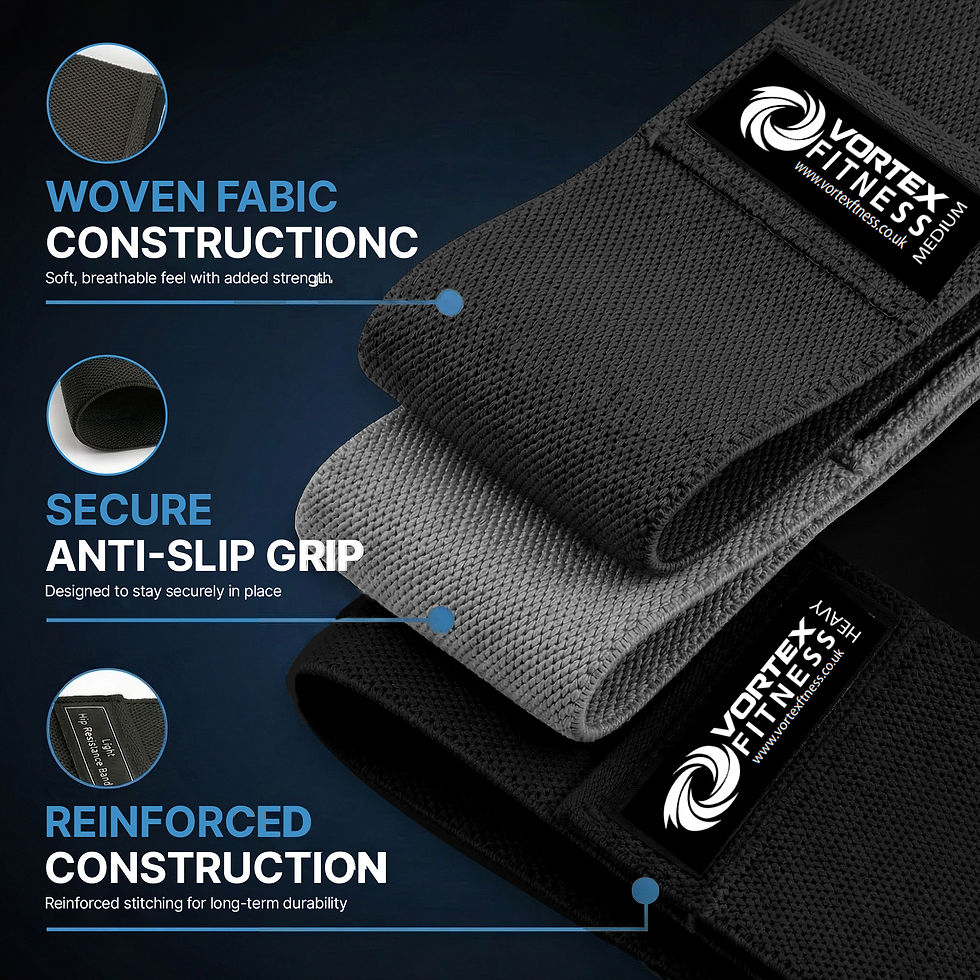 Thumbnail: Resistance Bands Bundle (6 Pack) – Glute & Long Bands Set | Vortex Fitness