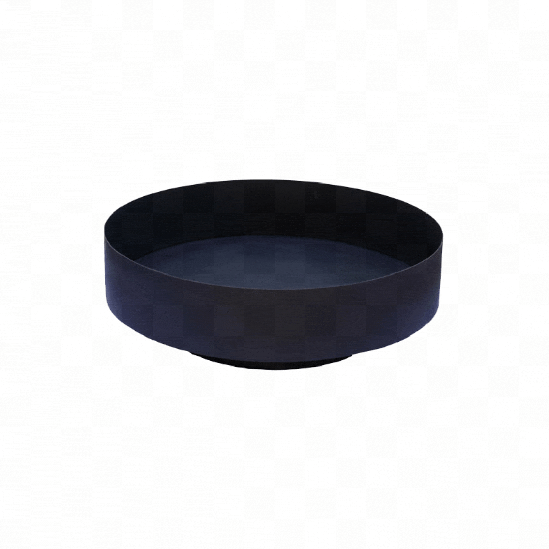 Round Fire Pit Mild Steel Just Living