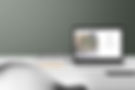 Design Presentation Template displayed on a laptop at a white desk, highlighting its clean layout and professional design for showcasing project concepts.