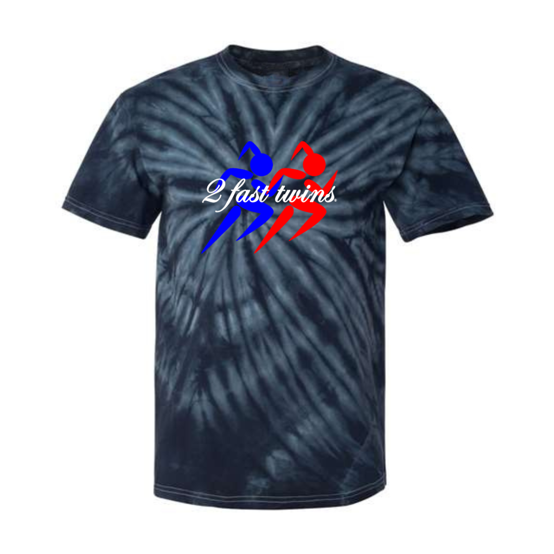 2fast twins Tie-Dye Tee in Black