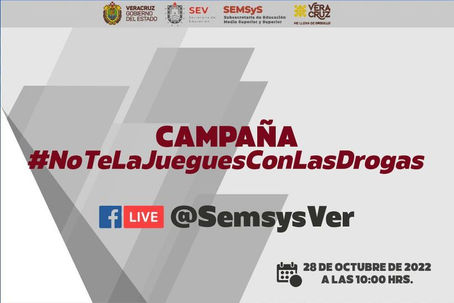 INVITACIÓN A SEGUIR LA CAMPAÑA #NoTeLaJuegesConLasDrogas