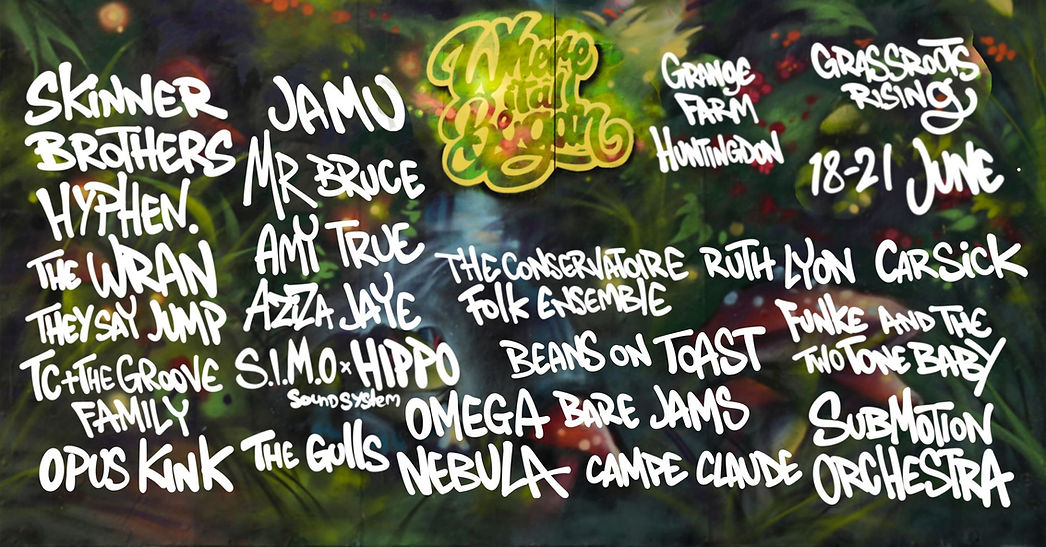 Where It All Began 2026 Lineup Banner