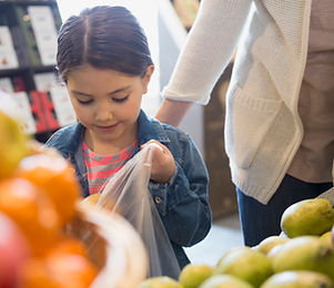 Girl at the Grocery Shop