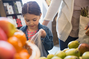 Little Girl in a Grocery Store